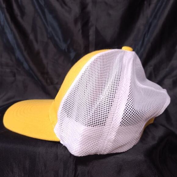 Pittsburgh Pa Penguins NHL Hockey Hat Ball Cap Mesh Trucker Adjustable Yellow - Picture 3 of 8